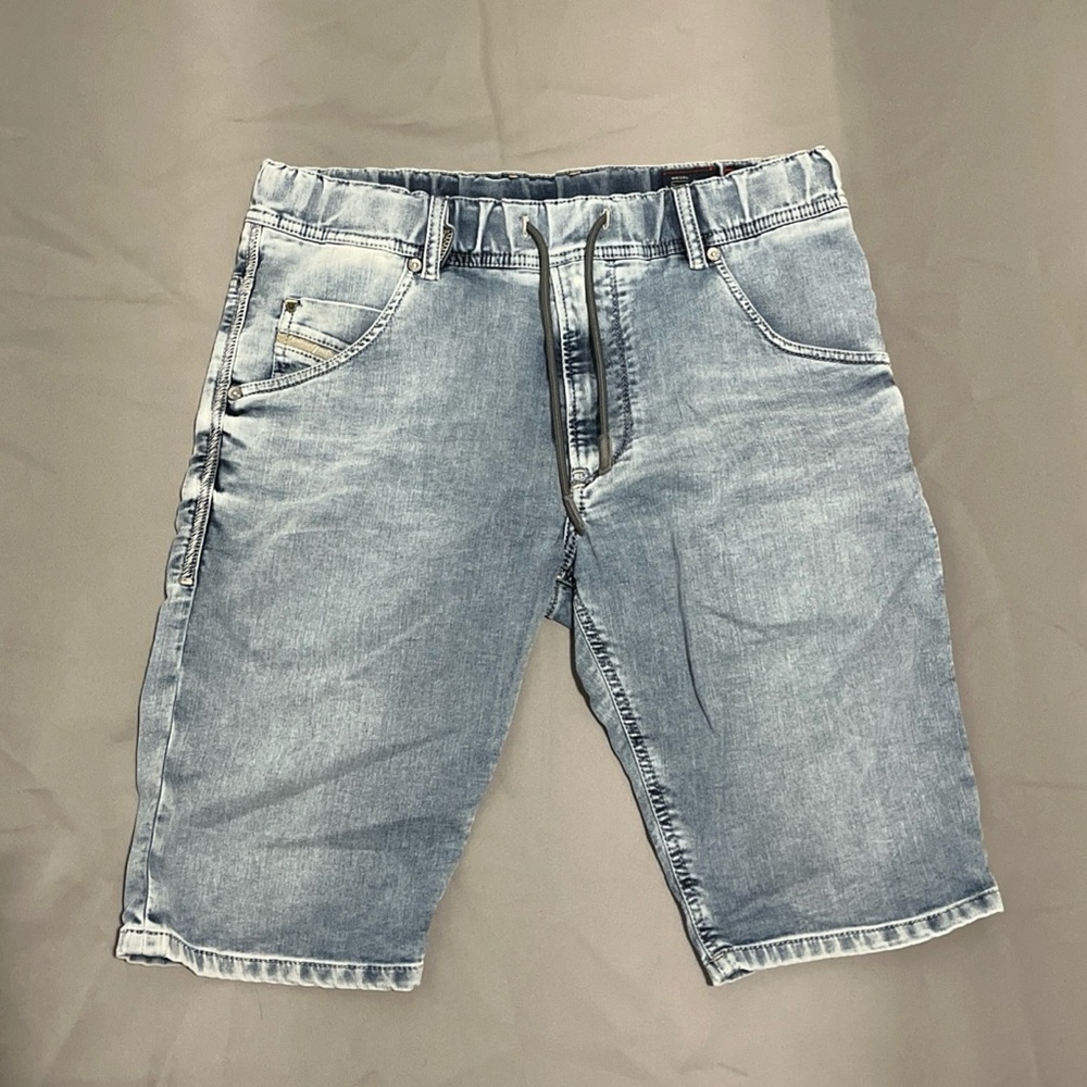 Diesel “KROSHORT” Light Blue Jogg Jeans shorts 28 (Levi's Dsquared2, Replay)